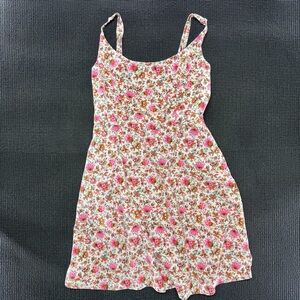 Old Navy Pink Floral Spaghetti-Strap Mini Dress